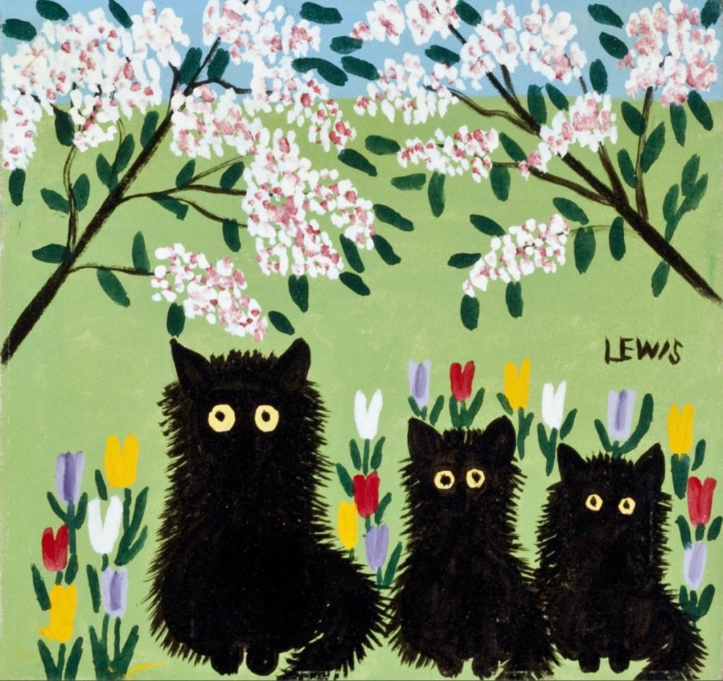 three black cats