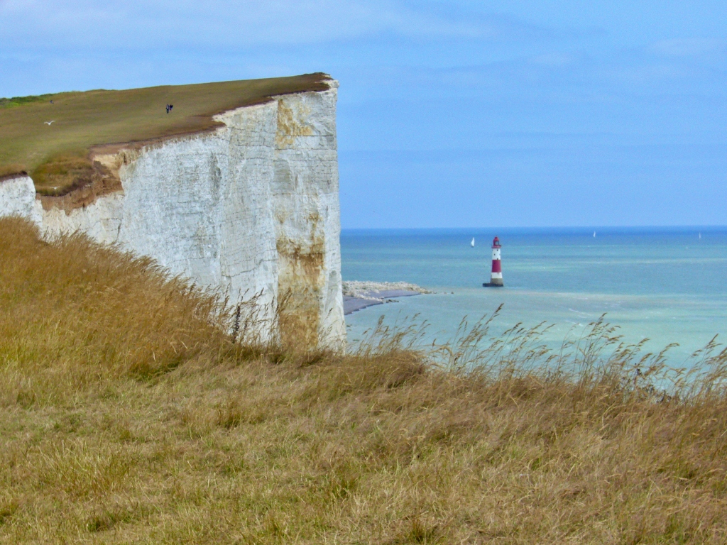 Beachy Head Lighthouse off the coast of Sussex