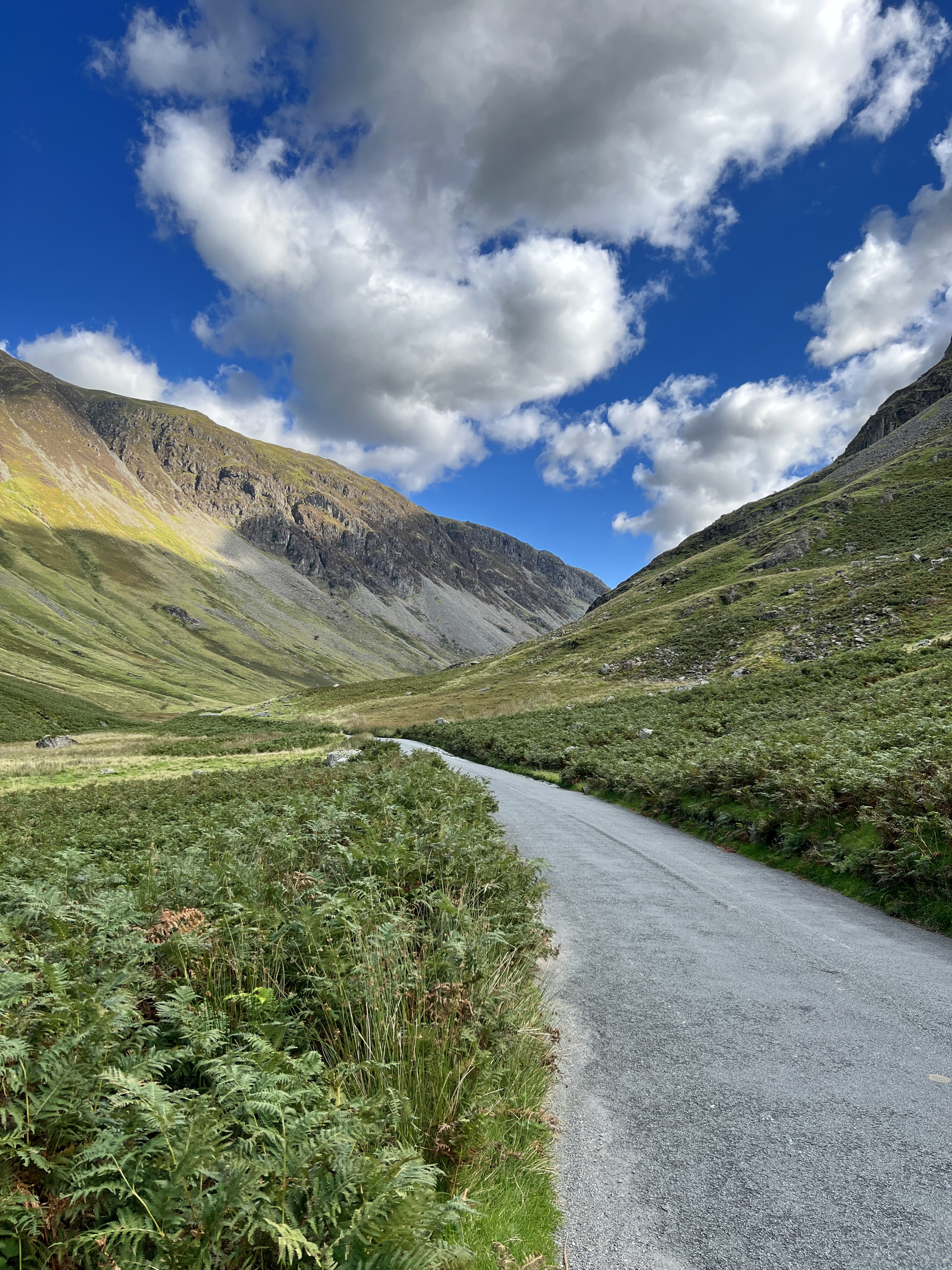 peak of the pass, windy and cold