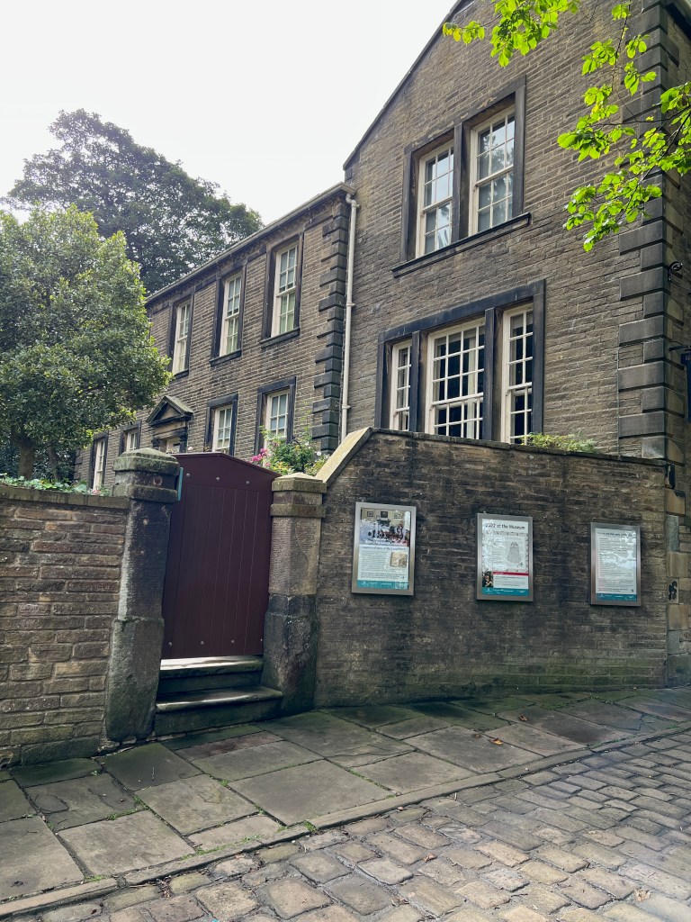 Gate to the Brontë's parsonage in Haworth, Yorkshire.