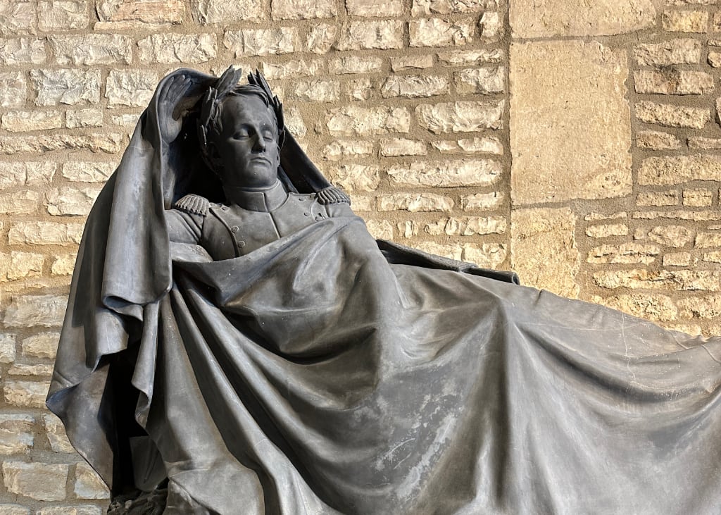 Statue of Napoleon in Dijon France
