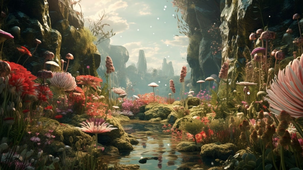 AI Midjourney fantasy naturecore