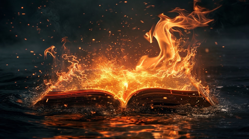 book on fire