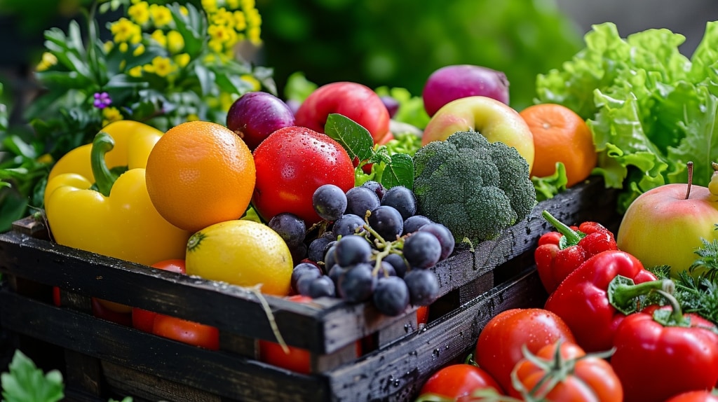 AI art: fruit and veg