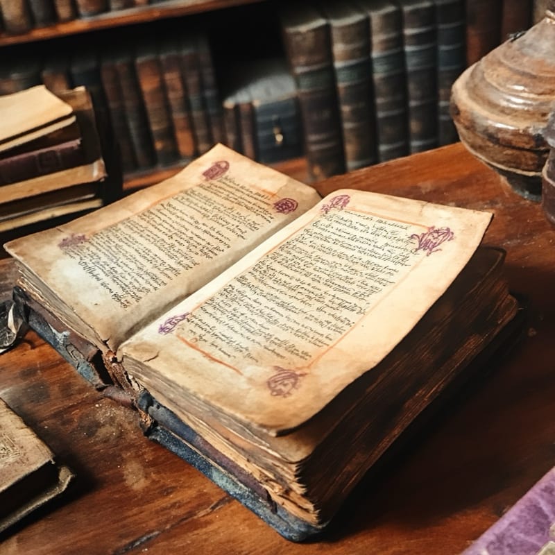 ai art codex book on a table