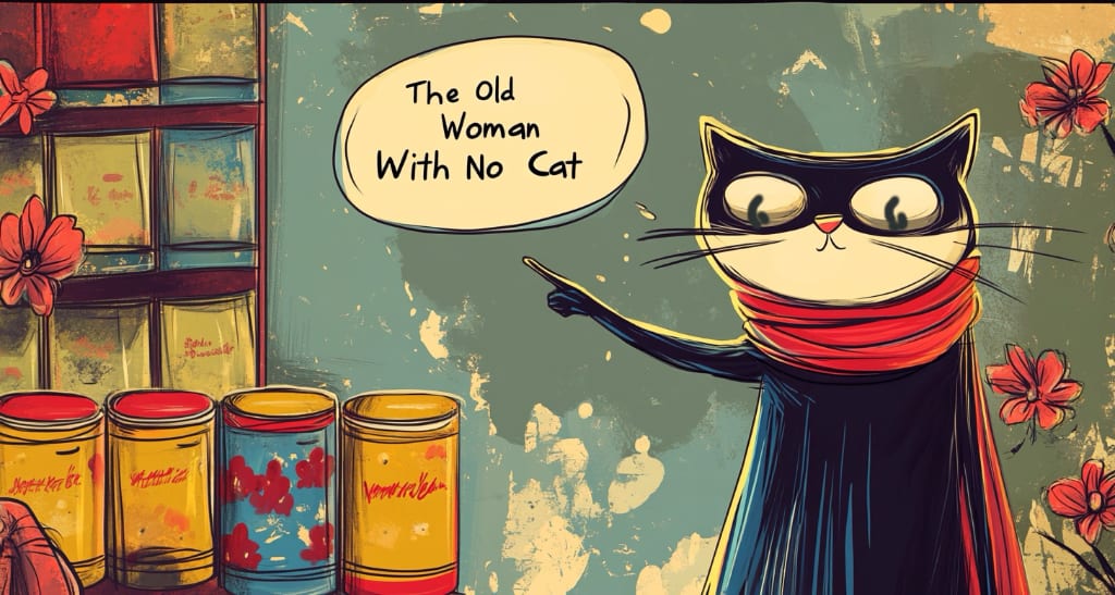 cat pointing at sardine tins