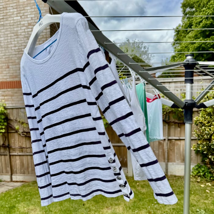 clothes dry on the line