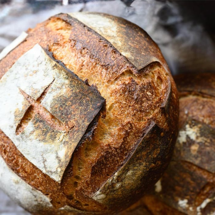 homemade sourdough bread