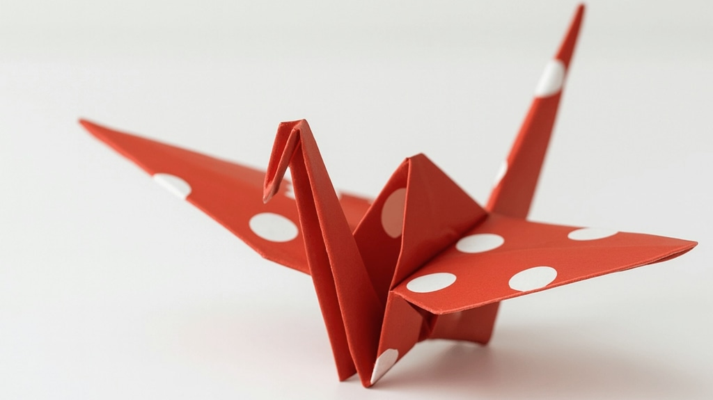 origami red bird