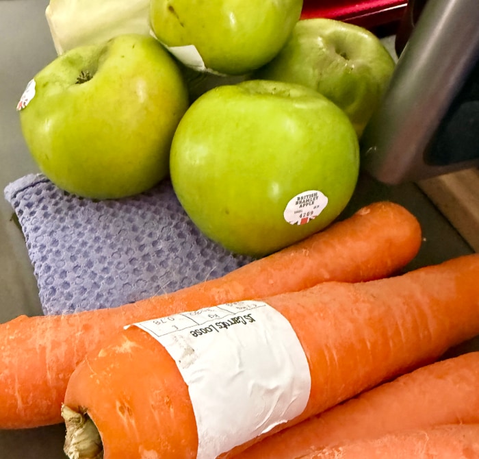 carrots and apples